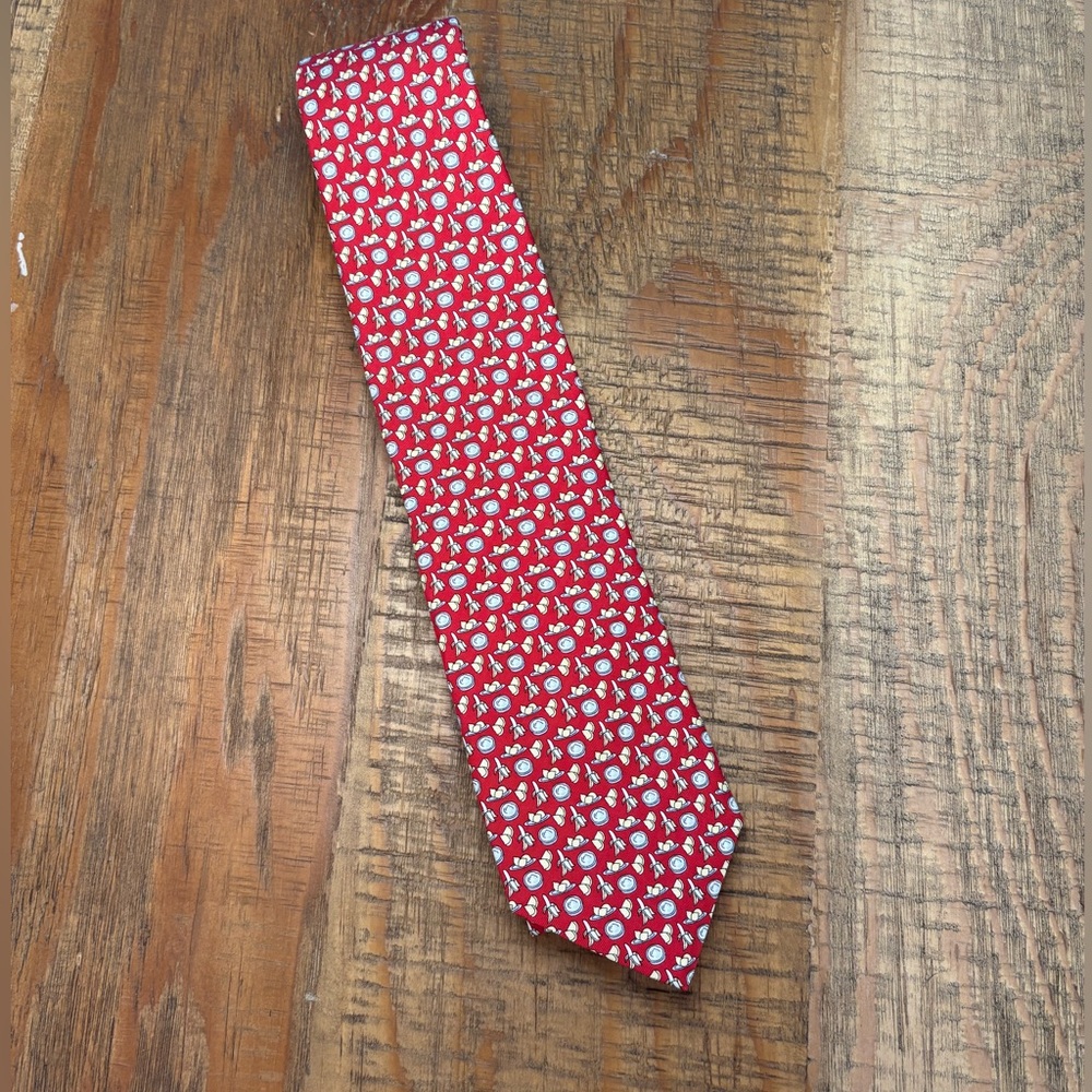 Vineyard Vines Red Bananas  Necktie